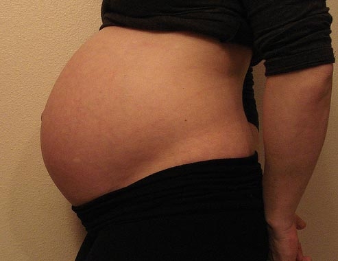 девушка на 29 неделе беременности