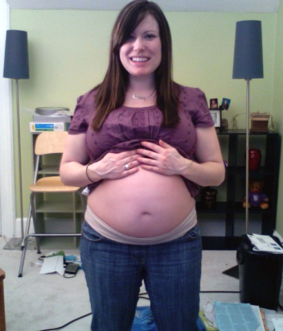 женщина на 29 неделе беременности