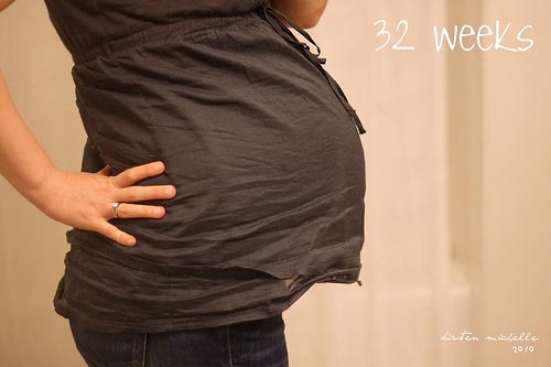 32 неделя беременности фото
