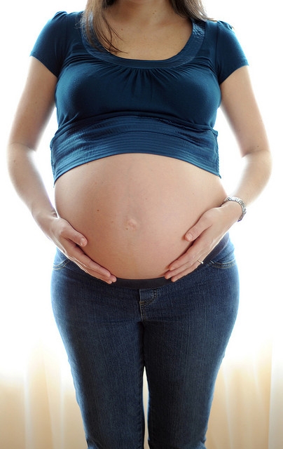 женщина на 36 неделе беременности