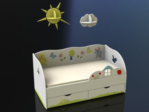 Кровать для малыша от трех лет